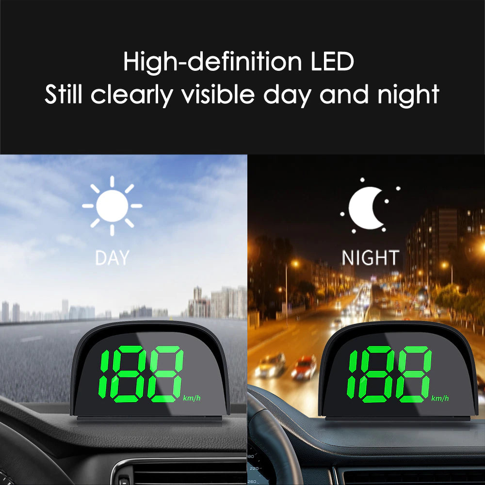 Y05 GPS KMH MPH HUD Digital Speedometer Head Up Display Car Electronics Accessories Big Font Speed for All Cars