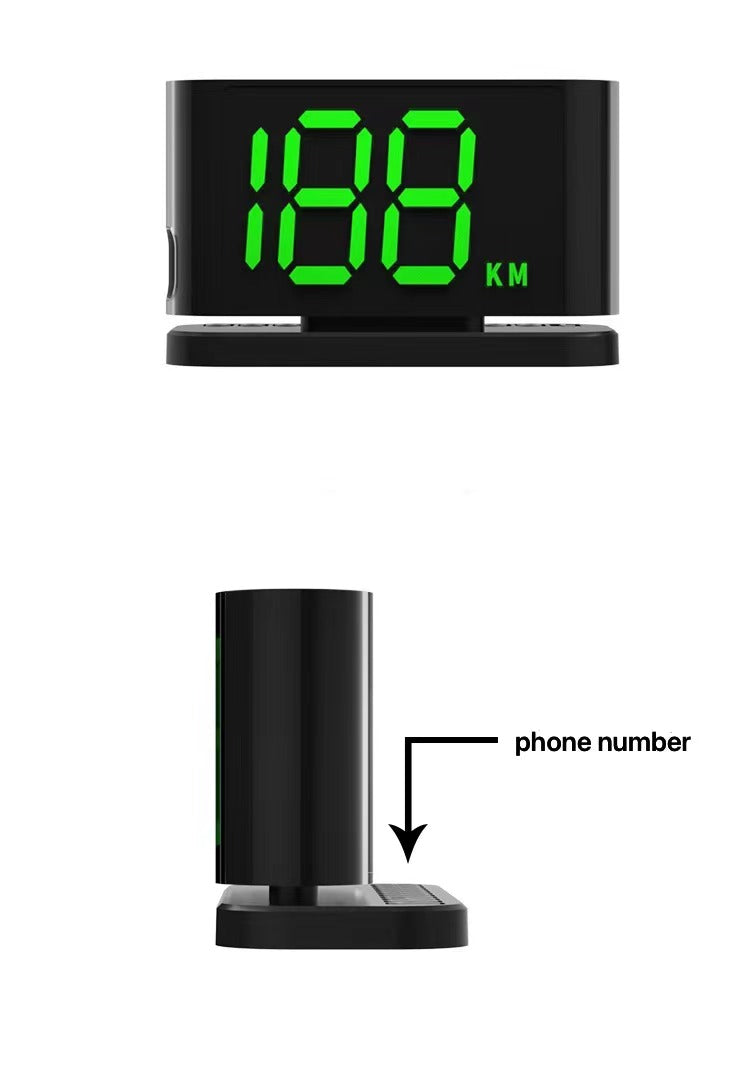 V3-2023 NEW ! HUD head up display for car GPS speedometer suitable for all Vehicles