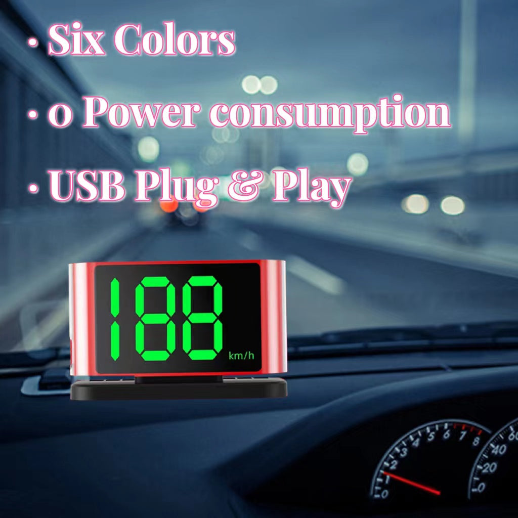 V3-2023 NEW ! HUD head up display for car GPS speedometer suitable