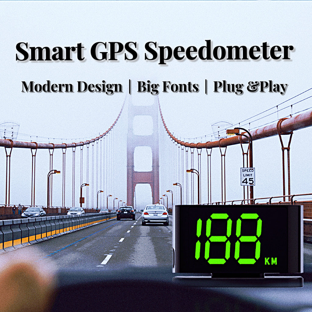 Y05 GPS KMH MPH HUD Digital Speedometer Head Up Display Car Electronic –  XIMIKATU