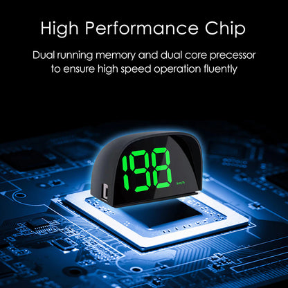 Y05 GPS KMH MPH HUD Digital Speedometer Head Up Display Car Electronics Accessories Big Font Speed for All Cars