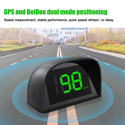 Y05 GPS KMH MPH HUD Digital Speedometer Head Up Display Car Electronics Accessories Big Font Speed for All Cars